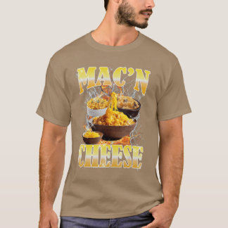 Thanksgiving Mac N Cheese Bootleg 90s Rap Rock Fun T-Shirt