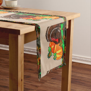 THANKSGIVING MAJESTIC TURKEY  LONG TABLE RUNNER