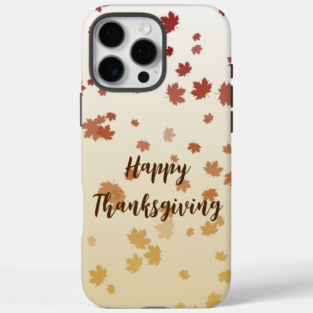 Thanksgiving Maple Leaves Case-Mate iPhone Case (Back)
