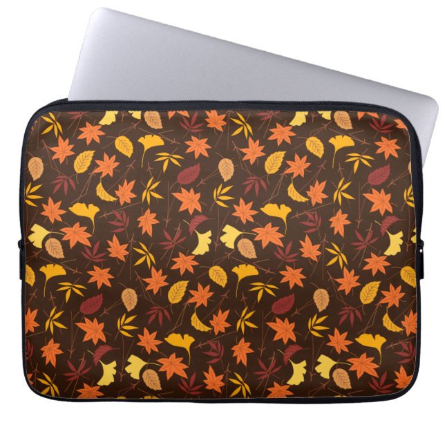 Thanksgiving Maple Leaves Pattern-25947 Laptop Sleeve (Front)