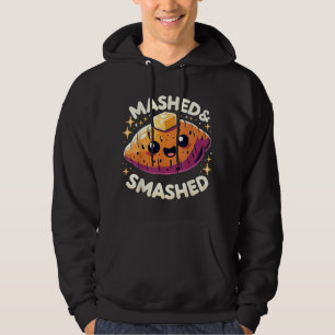 Thanksgiving Mashed & Smashed Funny Sweet Potato Hoodie