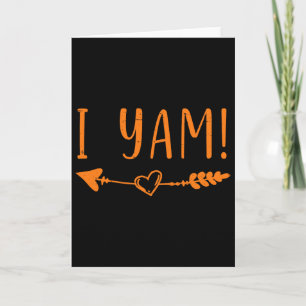 Thanksgiving Matching Couple She's My Sweet Potato Card