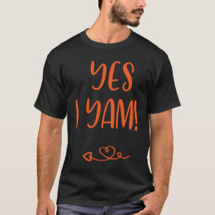 Thanksgiving Matching Couple She's My Sweet Potato T-Shirt