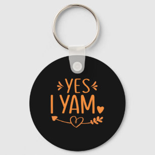 Thanksgiving Matching Couples Outfit Sweet Potato Key Ring