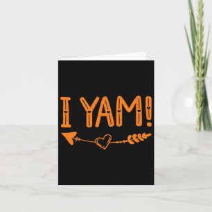 Thanksgiving Matching Couples She's My Sweet Potat Card