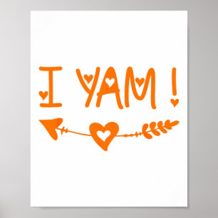 Thanksgiving Matching Couples Shes My Sweet Potato Poster