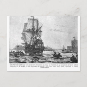 Thanksgiving Mayflower Ship ( Postcard )