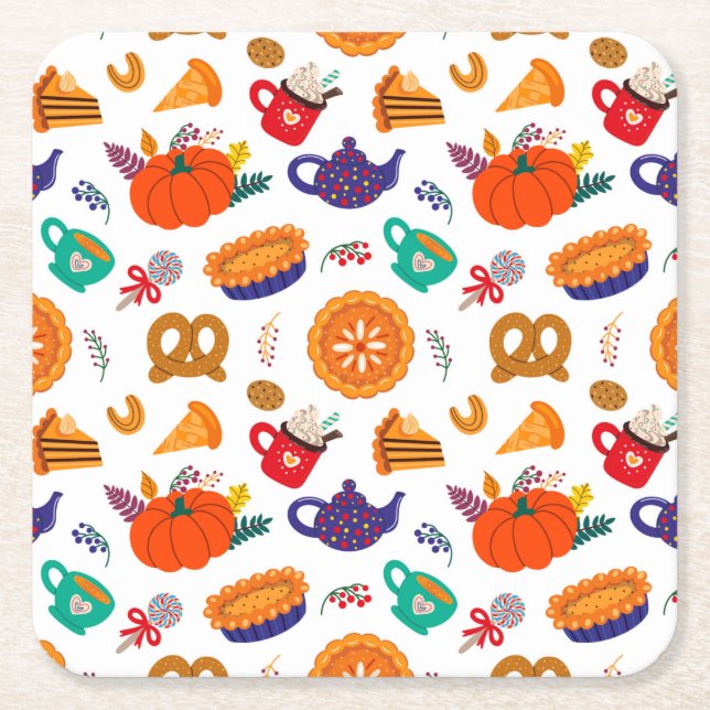 Thanksgiving Meme | Be Thankful For Everything Square Paper Coaster (Front)
