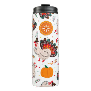 Thanksgiving Meme I Am Happy Because I Am Grateful Thermal Tumbler