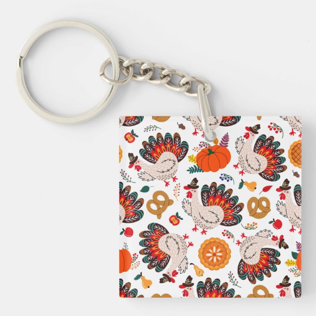Thanksgiving Meme | Thanksgiving Is The Meal Key Ring (Front)
