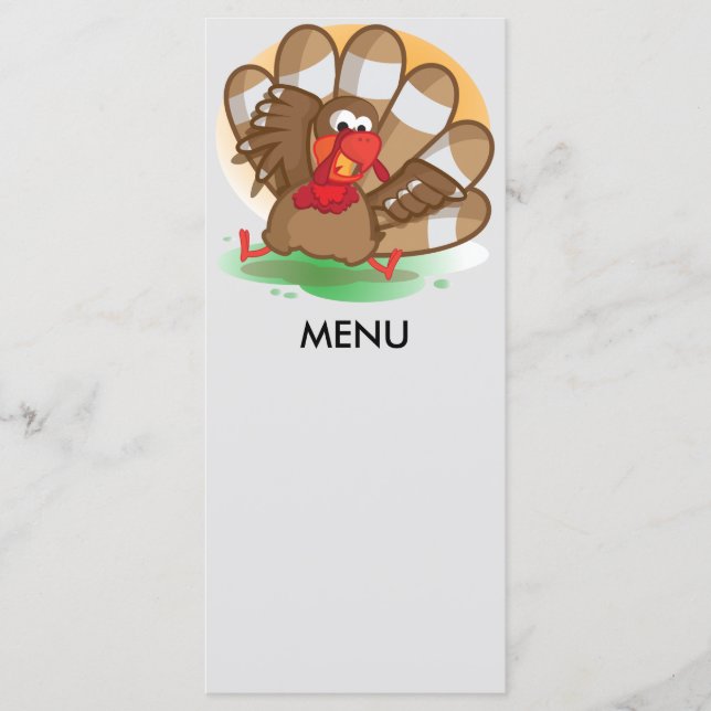Thanksgiving menu (Front)