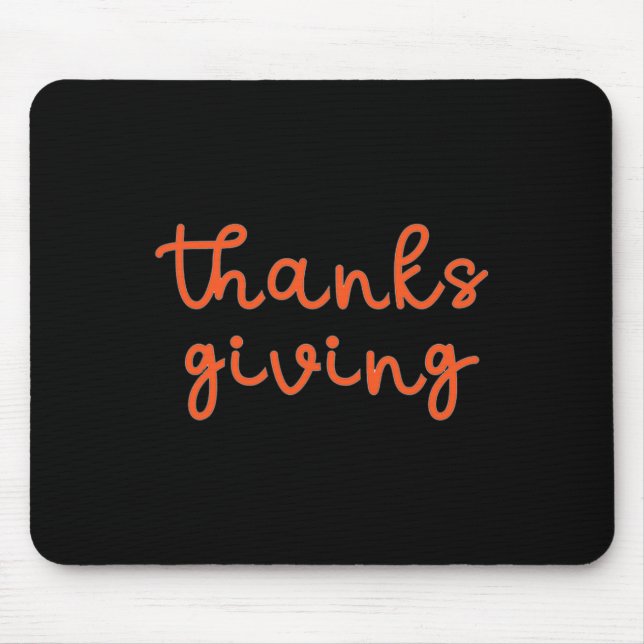 Thanksgiving  mouse pad (Front)