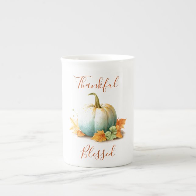 Thanksgiving Mug | Pumpkin Design (Front)