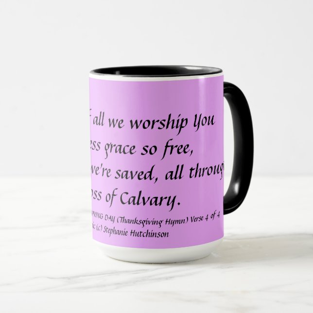 Thanksgiving Mug Verse 4 (Front Right)