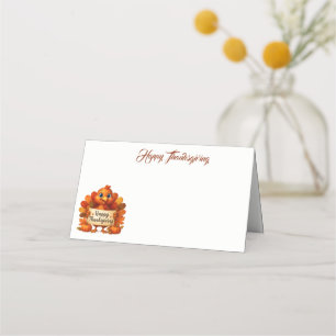Thanksgiving Name Place Card