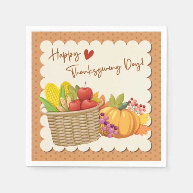 Thanksgiving Napkins (Front)