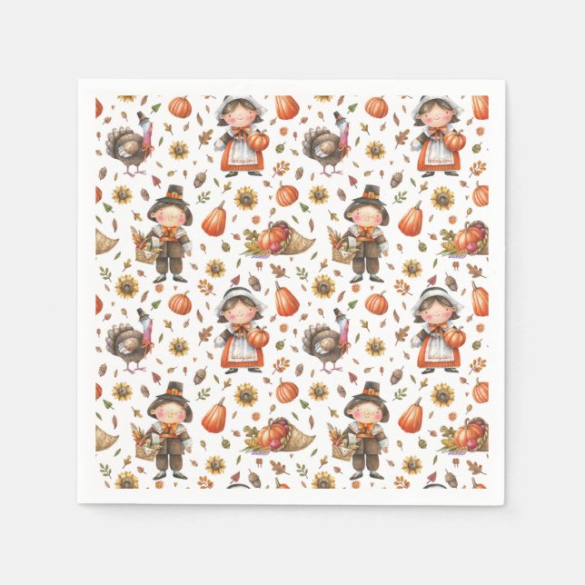 Thanksgiving Napkins (Front)