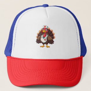 Thanksgiving Nursing Turkey Hospital Medicine Trucker Hat