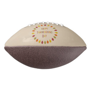 Thanksgiving Oak Leaves Football