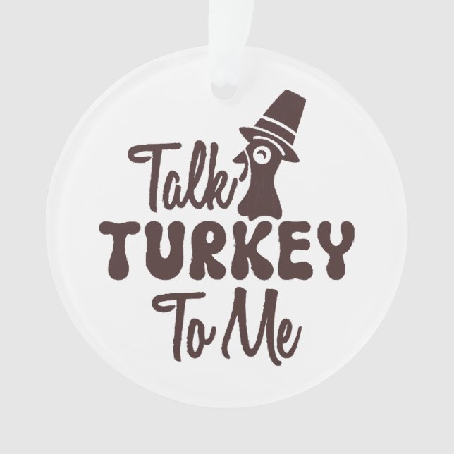 Thanksgiving  ornament (Front)