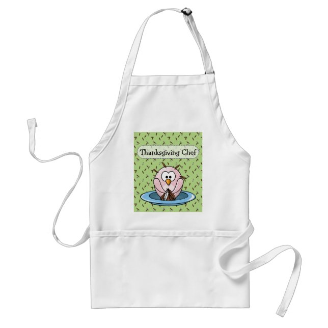 Thanksgiving owl standard apron (Front)
