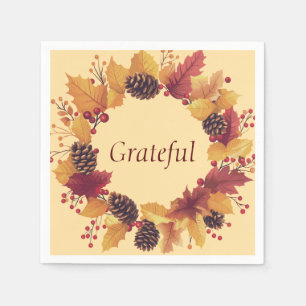 Thanksgiving paper napkin