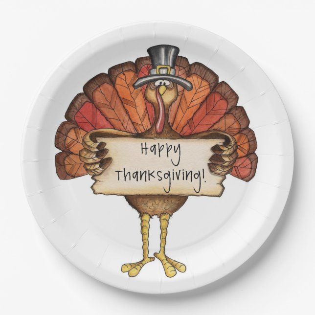 Thanksgiving Paper Plate (Front)