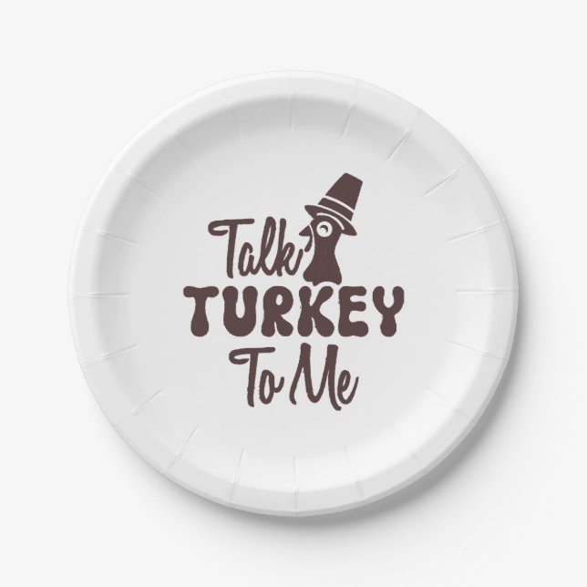 Thanksgiving  paper plate (Front)
