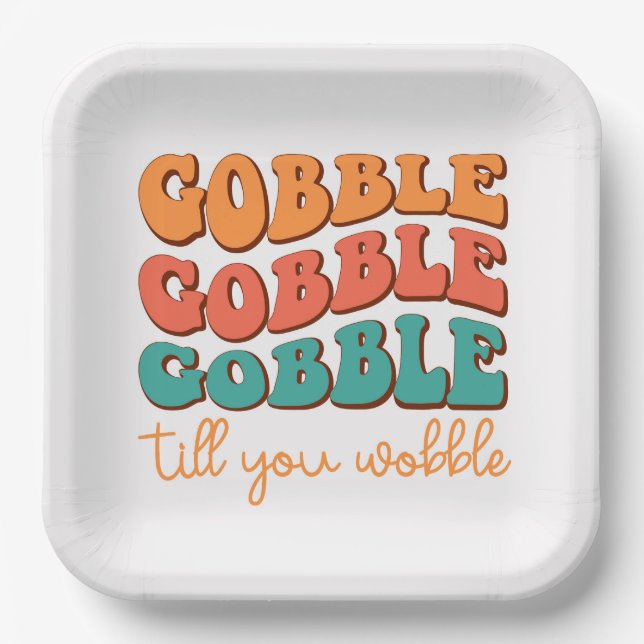 Thanksgiving Paper Plate (Front)