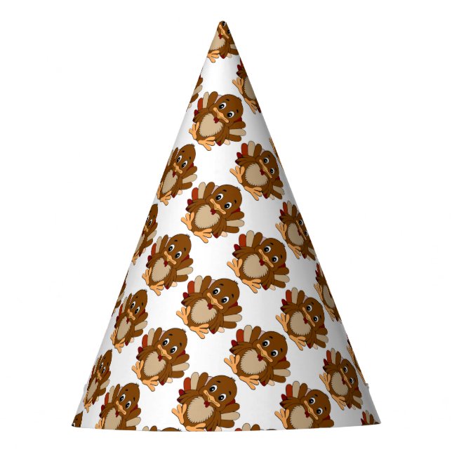 Thanksgiving Party Hat/Cute Turkey Party Hat (Front)