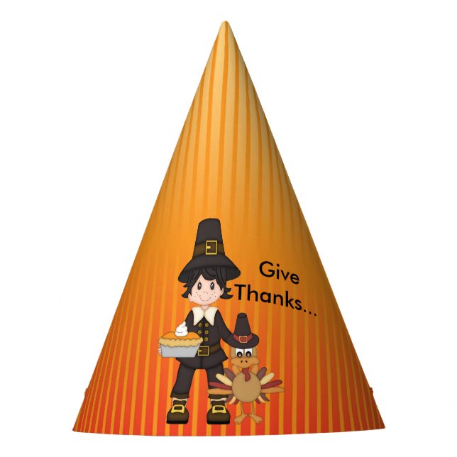 Thanksgiving Party Hat/Pilgrim Hat (Front)