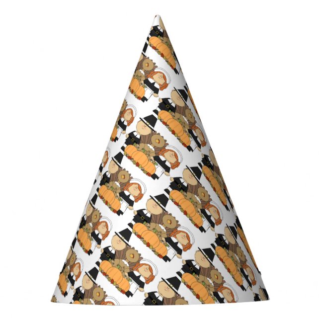 Thanksgiving Party Hat/Pilgrims Party Hat (Front)