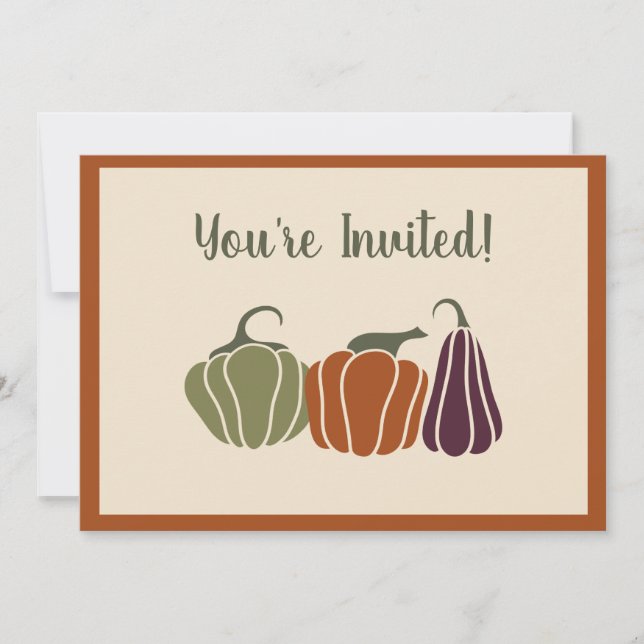 Thanksgiving Party Invitations (Front)