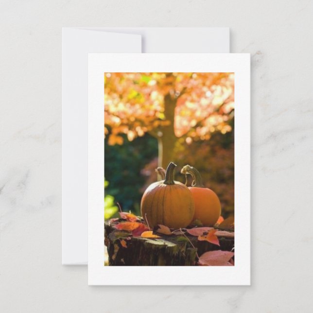 **THANKSGIVING PARTY OR DINNER** INVITATION (Front)