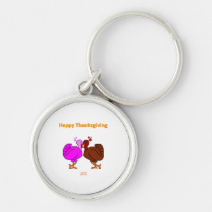 Thanksgiving Passion Round Premium Key Chain