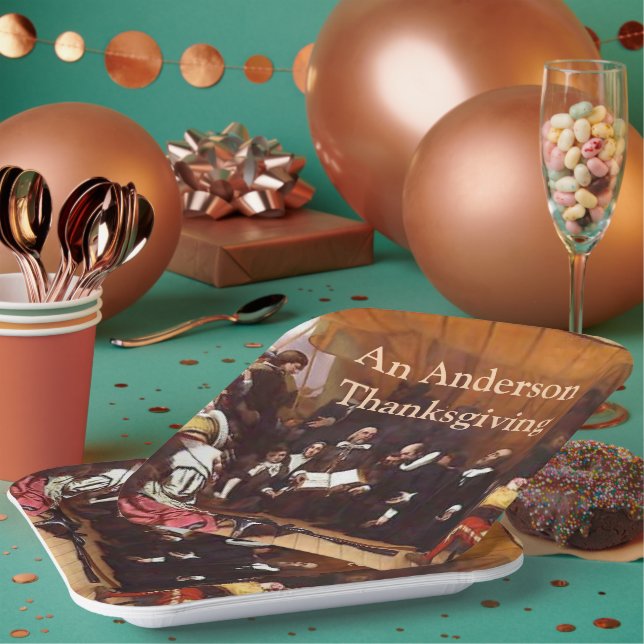 Thanksgiving Photo Paper Plate (Multi)