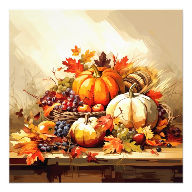 Thanksgiving  photo print (Front)