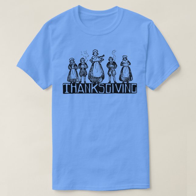 Thanksgiving Pilgrim T-Shirt (Design Front)