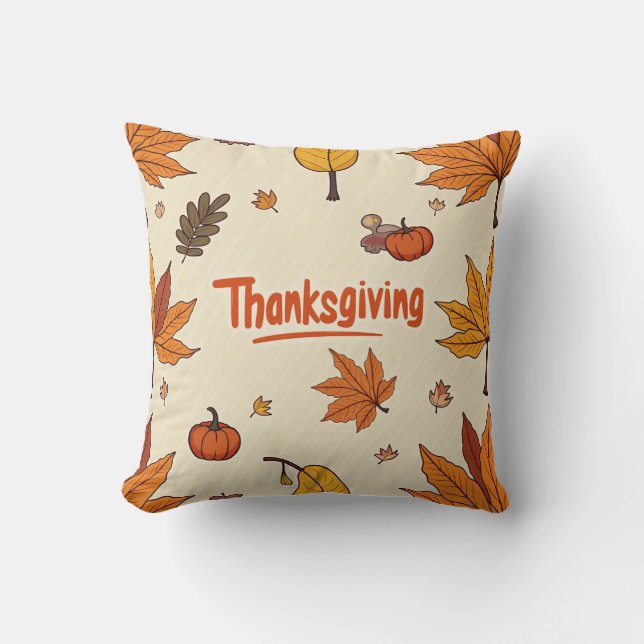 Thanksgiving Pillow cushion (Front)