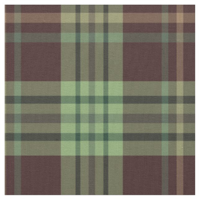 Thanksgiving plaid tartan pattern fabric (Close Up)