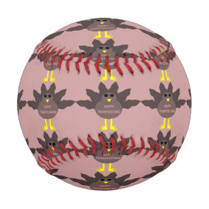 Thanksgiving Plucked Turkey Baseball