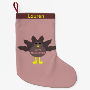 Thanksgiving Plucked Turkey Custom Stocking