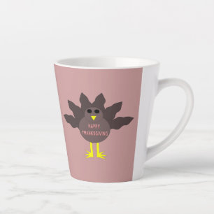 Thanksgiving Plucked Turkey Latte Mug