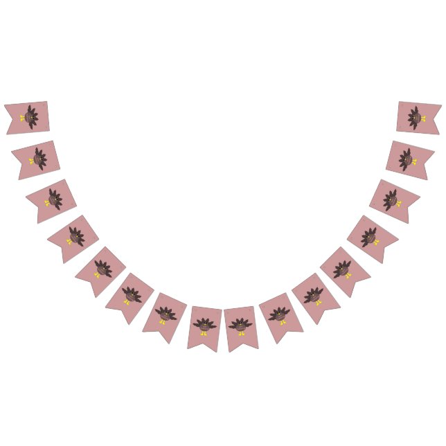 Thanksgiving Plucked Turkey Turkey Bunting Flags (All)