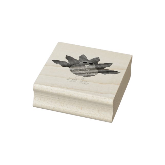 Thanksgiving Plucked Turkey Wood Art Stamp (Stamp)