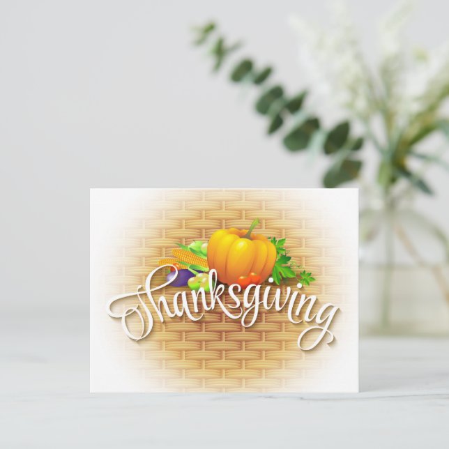Thanksgiving Postcard (Standing Front)