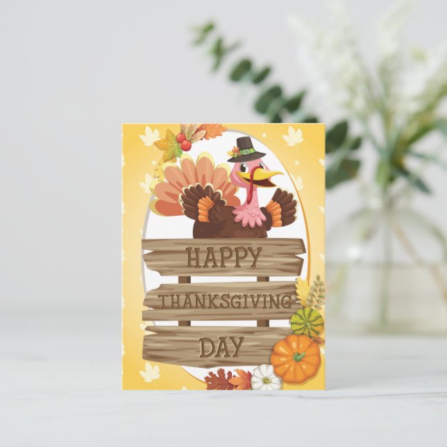 Thanksgiving Postcard (Standing Front)