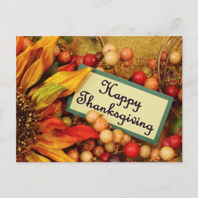 Thanksgiving Postcard (Front)