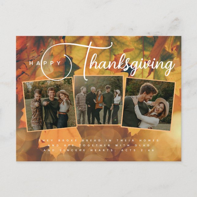 Thanksgiving Postcard (Front)