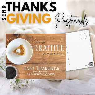 Thanksgiving Postcards - Business Restarant Theme